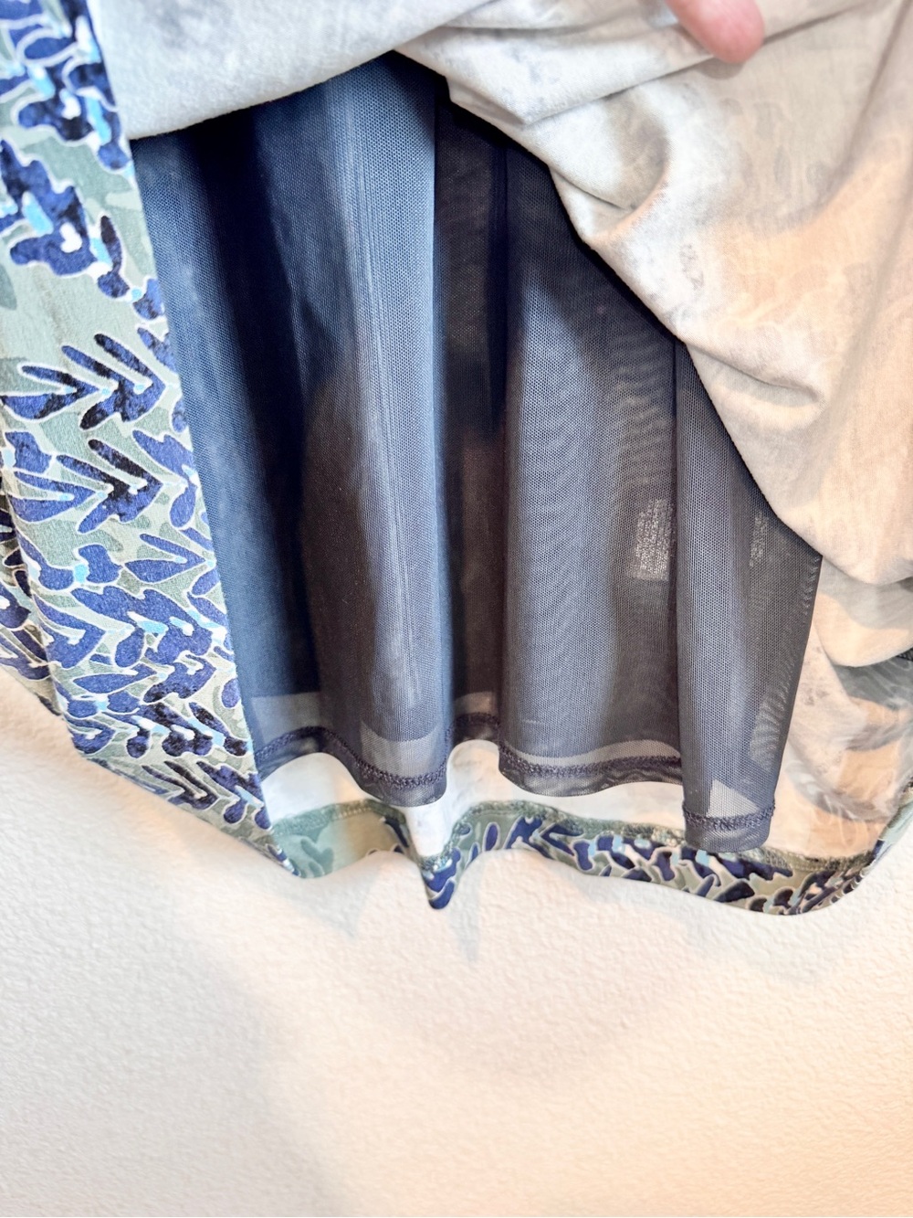 Coastal Grandmother Resort Wear Tropical Print Dress NIC+ZOE XL Blue Green F30 - Picture 4 of 9